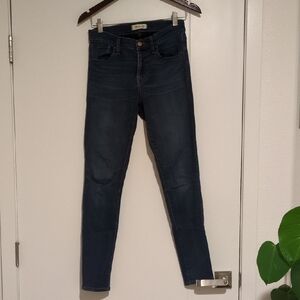 Madewell Dark Blue Skinny Jeans